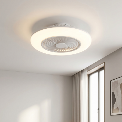 Moderni kattotuuletin harmaa, Hale, 40W, 3000K LED, kaukosäätimellä