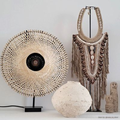 Rottinki pöytävalaisin ruskea, Cordoba, katkaisimella