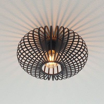 Teollinen kattolamppu musta, Lieve