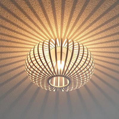 Teollinen kattolamppu valkoinen, Lieve