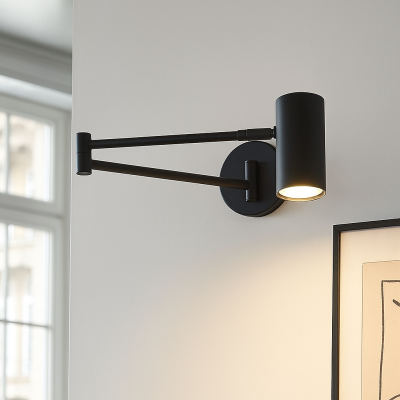 Moderni seinäspotti musta, Elena