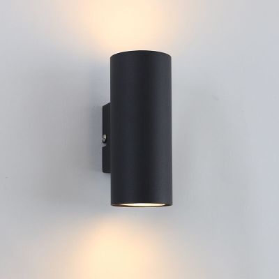 Moderni ylös alas seinävalaisin musta, Elena