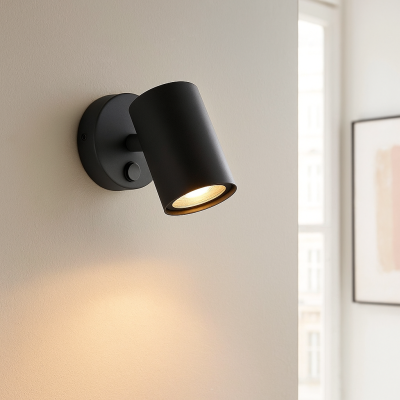 Moderni seinäspotti musta, Elena, katkaisimella