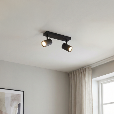 Moderni kattokohdevalaisin musta, Elena