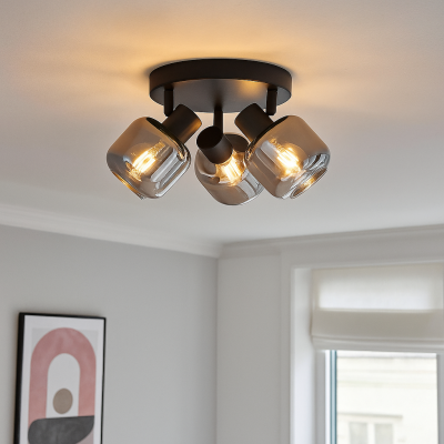 Moderni kattokohdevalaisin musta, Craig