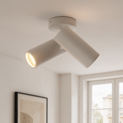 Moderni kattokohdevalaisin valkoinen, Nadi