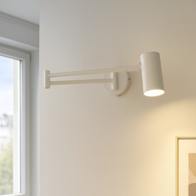 Moderni seinäspotti valkoinen, Elena, katkaisimella