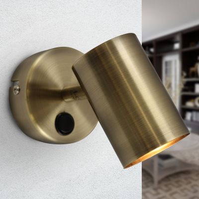 Moderni seinävalaisin pronssi, Elena, katkaisimella