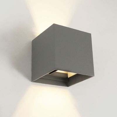 Moderni ylös alas seinävalaisin antrasiitti, Dion, 6W, 3000K LED, IP65
