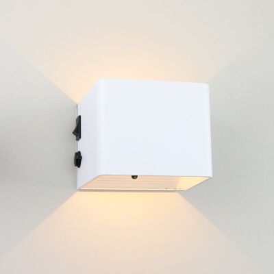 Moderni ylös alas seinävalaisin valkoinen, Dion, 1W, 2700K LED