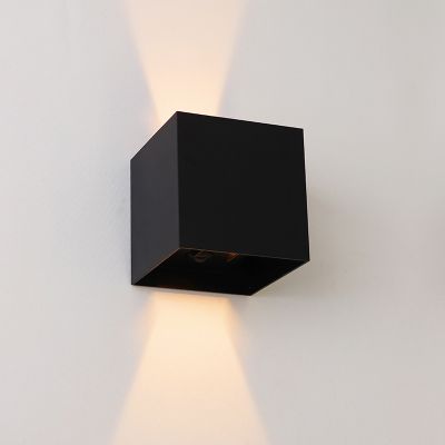 Moderni ladattava seinävalaisin musta, Dion, 1W, 2700K LED