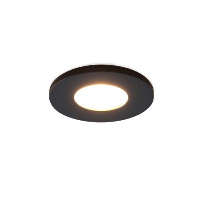 Moderni veranda pintavalaisin musta, Dico, 3W, 2700K LED, IP65