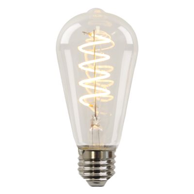 Himmennettävä E27 Olucia LED Edison -lamppu Tuelo, 4W, 2700K