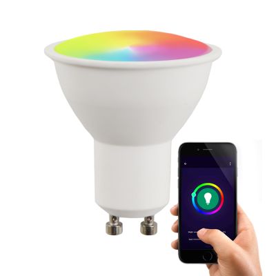 Olucia Älykäs LED-lamppu GU10 Antonie, 5W, RGBW