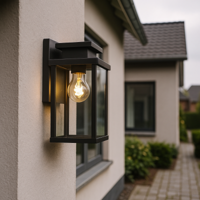 Moderni ulkovalaisin musta, Jesca, IP44