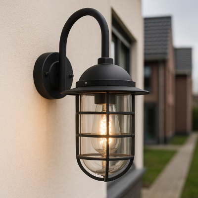 Klassinen ulkovalaisin musta, Havana, IP54