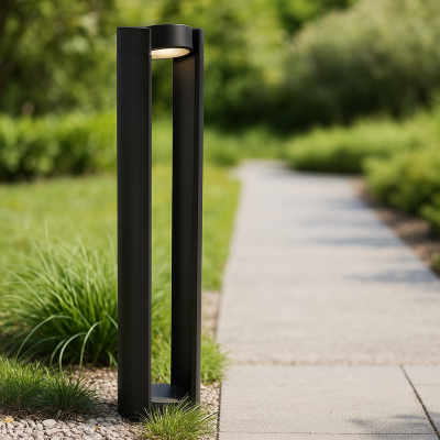 Moderni ulkovalaisin musta, Mason, 10W, 3000K LED, IP54