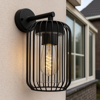 Moderni ulkovalaisin musta, Enya, IP44