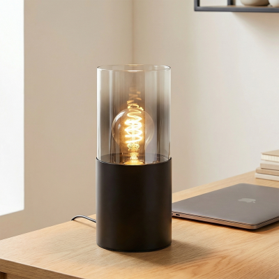 Moderni pöytävalaisin musta, Huy, katkaisimella