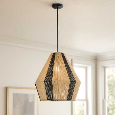 Rustiikkinen riippuvalaisin ruskea, Holly