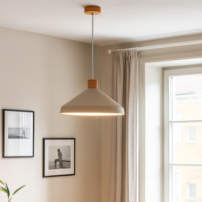 Rustiikkinen riippuvalaisin beige, Freddie