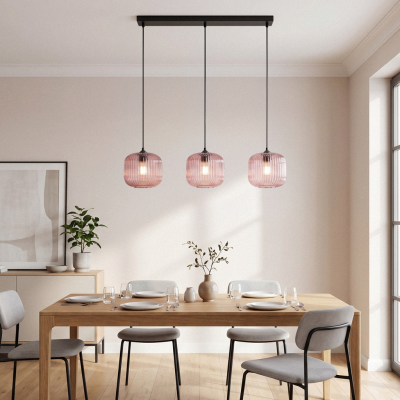 Design riippuvalaisin vaaleanpunainen, Charlois
