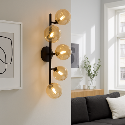 Design seinävalaisin meripihka, Remo