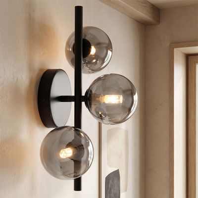 Design væglampe harmaa, Remo