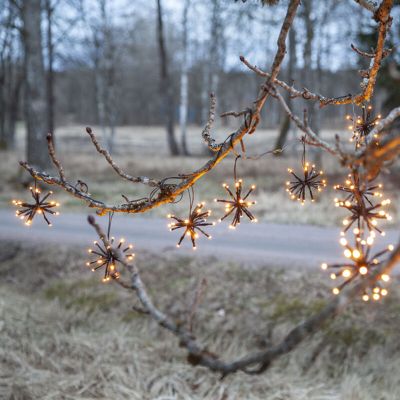 Muovinen jouluvalo musta, 3,1W, 2200K LED, IP44