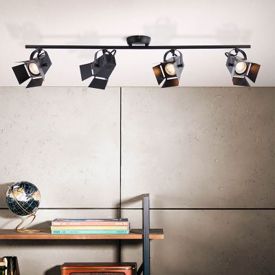 Teollinen kattokohdevalaisin musta, Jowenna, 5W, 3000K LED