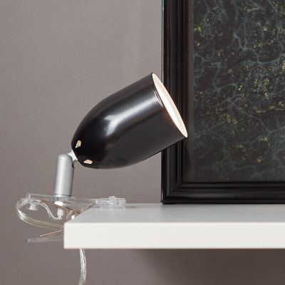 Muovi puristinspotti musta, Keke, katkaisimella