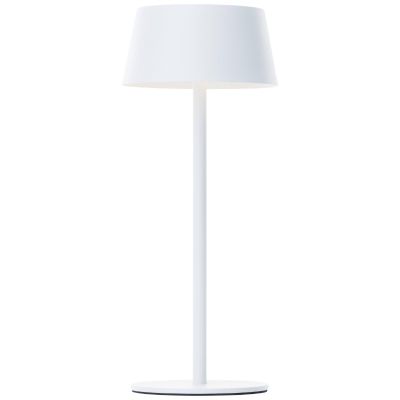 Moderni aurinkovoimainen ulkovalaisin valkoinen, Soumaya, 4W, 3000K LED, IP44, 3-portaisesti himmennettävä