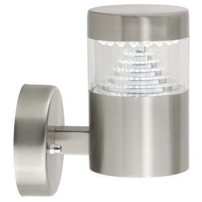 Muovi ulkovalaisin kromi, Samuel, 1W, 6500K LED, IP44