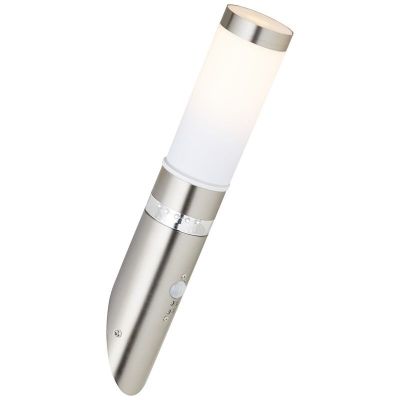 Muovi liiketunnistimella varustettu ulkoseinävalaisin kromi, Sage, 4W, 3000K LED, IP44