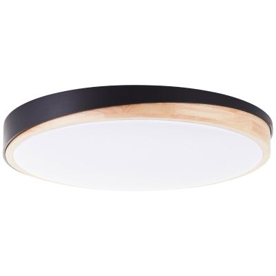 Moderni kattovalaisin musta, Marloes, 36W, white switch LED, kaukosäätimellä