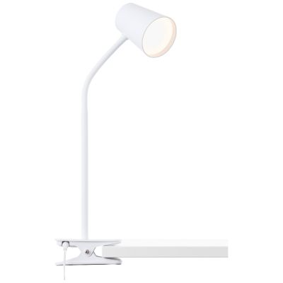 Muovi puristinvalaisin valkoinen, Musab, 7W, 3000K LED, 3-portaisesti himmennettävä