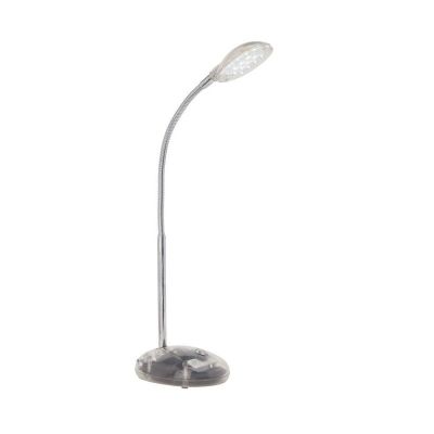 Muovi työpöytävalaisin läpinäkyvä, Marenthe, 2W, 6000K LED, katkaisimella