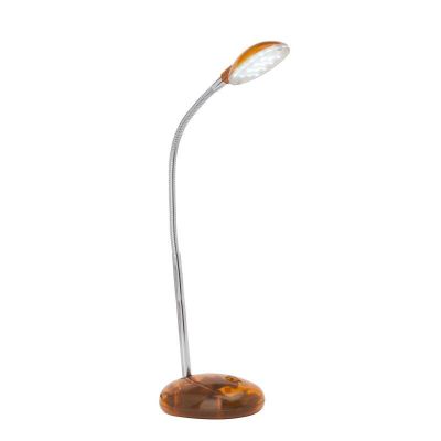 Muovi työpöytävalaisin oranssi, Marenthe, 2W, 6000K LED, katkaisimella