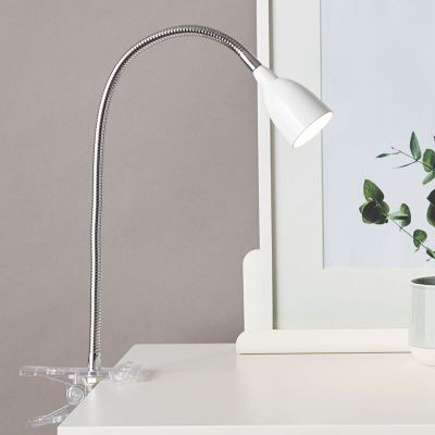 Muovi puristinspotti valkoinen, Kit, 2,4W, 3000K LED, katkaisimella