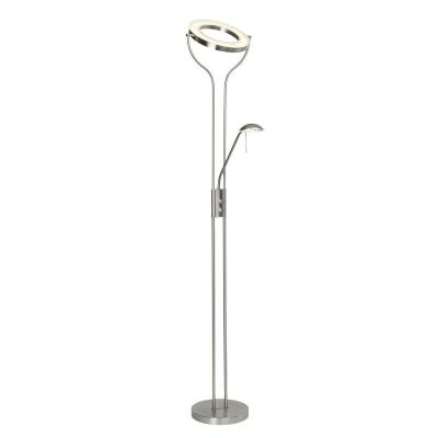 Design seisova lukulamppu kromi, Izabela, 18W, 3000K LED, katkaisimella