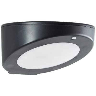 Moderni aurinkovoimainen ulkovalaisin musta, Winesh, 3W, 4000K LED, IP44