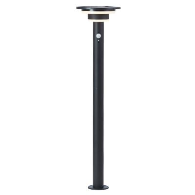 Moderni aurinkovoimainen ulkolattiavalaisin musta, Lonneke, 3W, 3000K LED, IP44