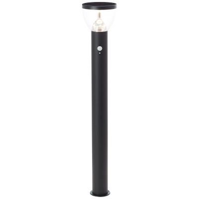 Moderni aurinkovoimainen ulkolattiavalaisin musta, Saar, 3W, 3000K LED, IP44