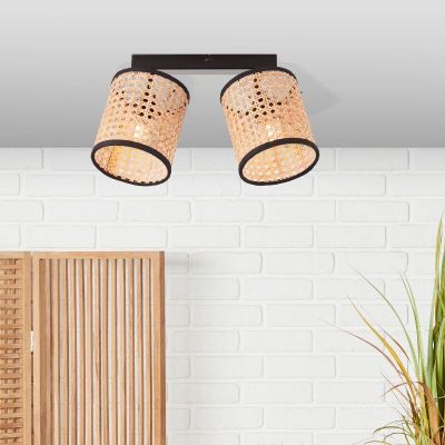 Rustiikkinen kattokohdevalaisin beige, Emmelie