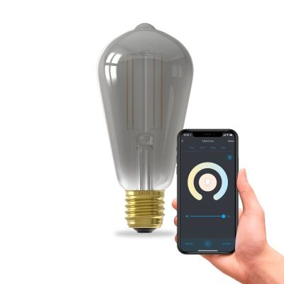 Calex Älykäs LED-lamppu E27 harmaa, 7W, 1800K