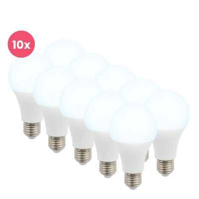 10 kpl Lagiba E27 LED-lamppuja Bradley, 15W, 6500K