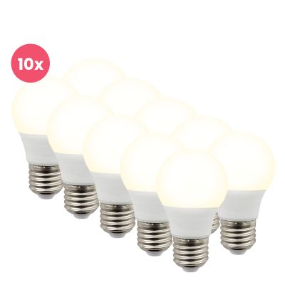 10 kpl Lagiba E27 LED-lamppu Bradley, P45, 3W, 4000K
