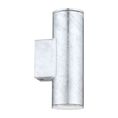 Moderni teräs ulkovalaisin harmaa, Marlies, IP44