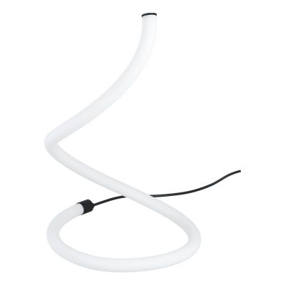 Moderni muovi pöytävalaisin musta, Allal, 10W, 3000K LED, katkaisimella