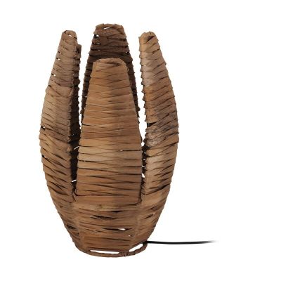 Rustiikkinen teräs pöytävalaisin musta, Joyca, katkaisimella